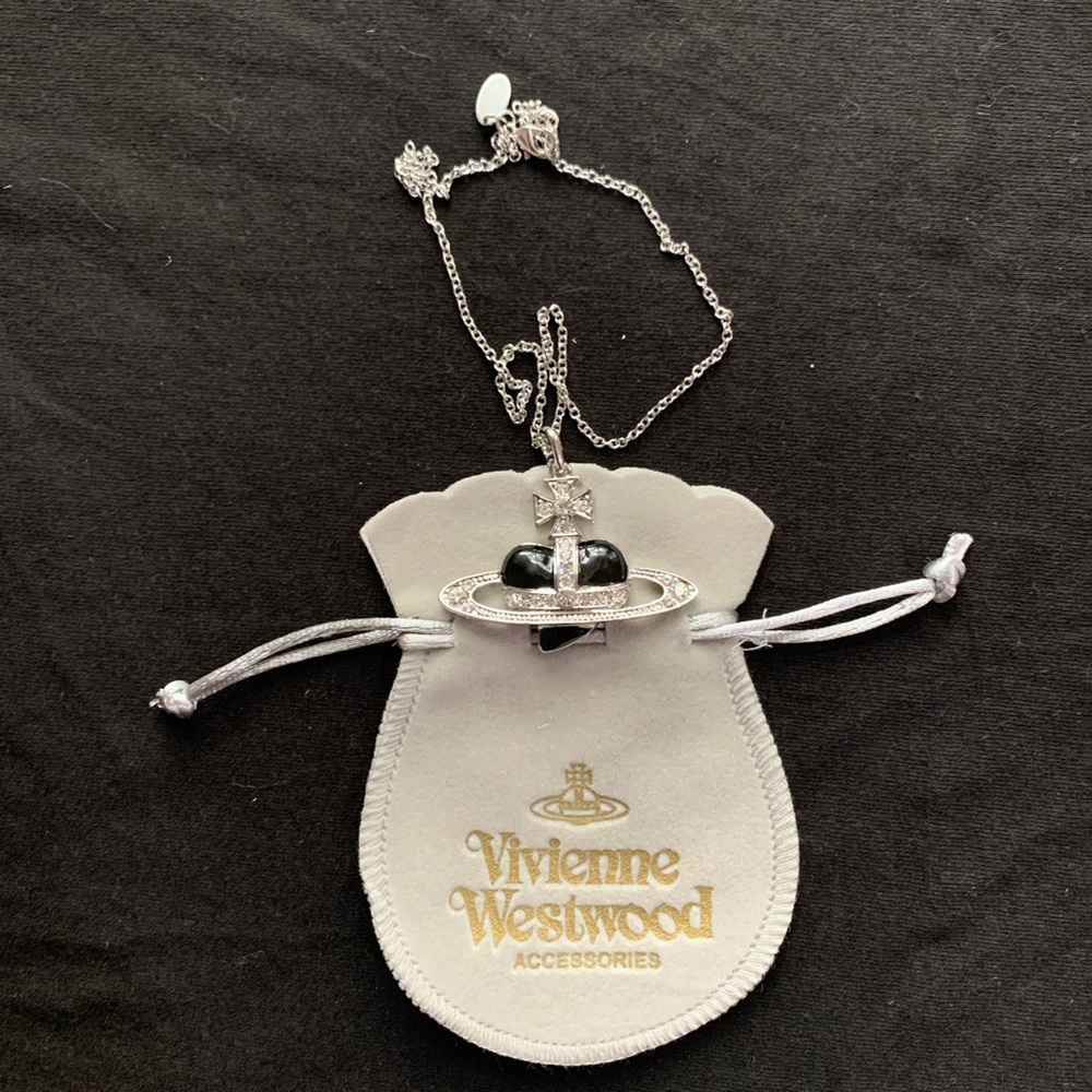 Vivienne Westwood Heart Orb Necklace